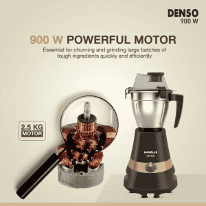 HAVELLS GHFMGEDK090 Denso 900 W Mixer Grinder | 3 Jars