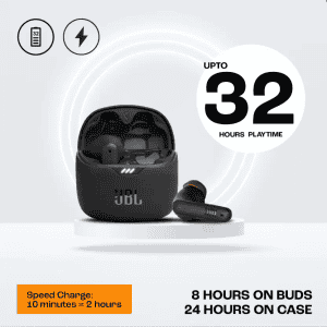 JBL Tune Flex TWS Bluetooth Headset | Black