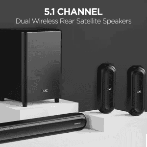boAt Aavante Bar 3200D Bluetooth Soundbar | Dolby Audio | 350 W | Premium Black