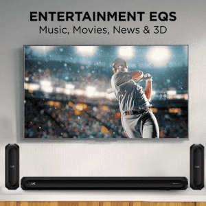 boAt Aavante Bar 3200D Bluetooth Soundbar | Dolby Audio | 350 W | Premium Black