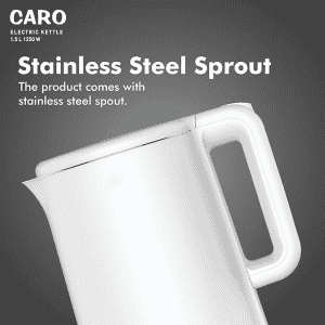 Havells Caro 1.5 litre Double Wall Electric Kettle | 1250 Watt | White