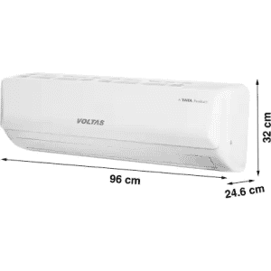 Voltas 1.5 Ton 3 Star Split Inverter AC - White |183V Vertis Emerald(4503459)|Copper Condenser
