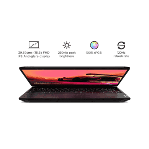 Lenovo IdeaPad Gaming 3 AMD Ryzen 5 5600H | 16GB/512GB SSD | 82K2025NIN | FHD IPS 120Hz Gaming Laptop | Black