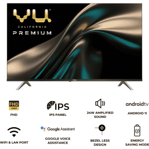 Vu Premium TV | Full HD | 108 cm (43 Inch ) | LED Smart Android TV | 43GA | Android