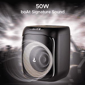 boAt Partypal 185 Bluetooth Speaker | 50 W | Signature Sound | Midnight Black