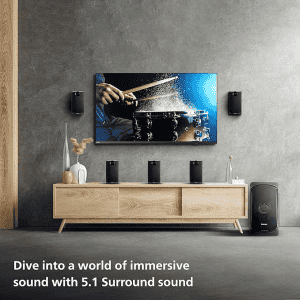 Philips Bluetooth Home Audio Speaker | 100 W | 5.1 Channel | Black | TAV7587/94