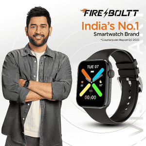 Fire-Boltt Visionary 1.78" AMOLED Bluetooth Calling Smartwatch  | Black