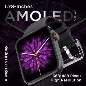 Fire-Boltt Visionary 1.78" AMOLED Bluetooth Calling Smartwatch  | Black