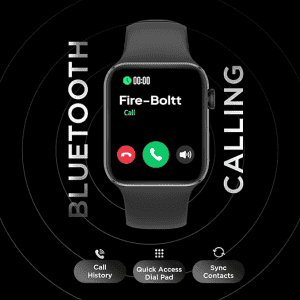 Fire-Boltt Visionary 1.78" AMOLED Bluetooth Calling Smartwatch  | Black