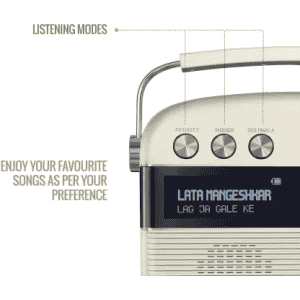 SAREGAMA Carvaan  | Hindi 10 W Bluetooth Home Audio Speaker  | Porcelain White, Stereo Channel