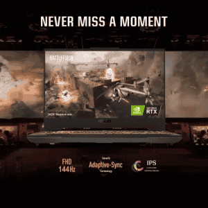 ASUS TUF Gaming F15 | 2023|  with 90WHr Battery Intel H-Series Intel Core i7 12th Gen 12700H -  | 16 GB| 512 GB SSD |Windows 11 Home| 8 GB Graphics  | NVIDIA GeForce RTX 4060/144 Hz |140 W | FX507ZV-LP094W Gaming Laptop