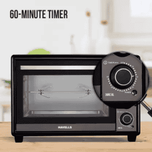 Havells Oven Toaster Grill | 36 L | 1500 W | Black | GHCOTCSK150