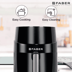 FABER 4.5L 1500 Watt Digital Air Fryer with Rapid Air Technology  | Black