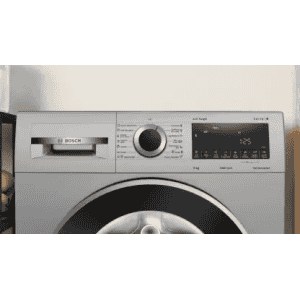 BOSCH | 8 kg | Fully Automatic Front Load Washing Machine with In-built Heater | Silver