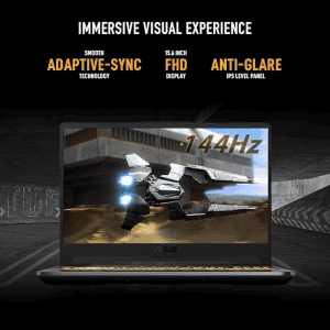 ASUS Intel Core i5 11th Gen | 8 GB/512 GB SSD | 4 GB Graphics/NVIDIA GeForce RTX RTX 3050 4GB Graphics | FX506HC-HN089WS Gaming Laptop | Black