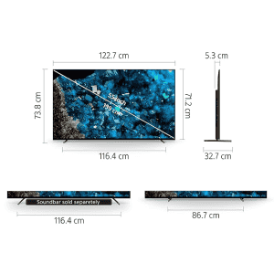 Sony Bravia 4K Ultra HD Smart OLED  |139 cm (55 inches) | XR Series | Google TV | Black |  XR-55A80L