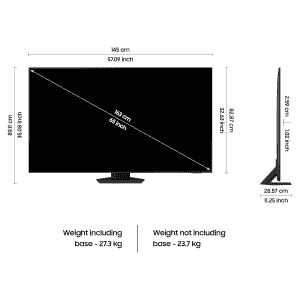 Samsung | 65 inches | 4K Ultra HD | Smart Neo QLED TV | QA65QN85CAKLXL | Titan Black