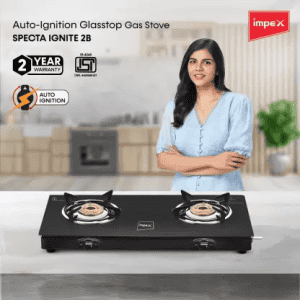 IMPEX Specta 2B Ignite Glass Top | 2 Burner