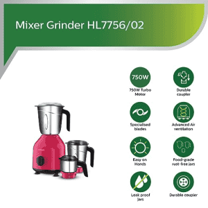 PHILIPS  HL7756/02 | 750W |  Mixer Grinder