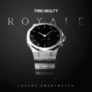 Fire-Boltt Royale Luxury Stainless Steel 1.43 | BT calling Smartwatch | Silver Strap