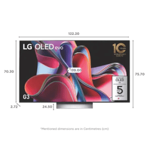 LG | 55 Inch | OLED Ultra HD | 4K | OLED55G3PSA | Smart WebOS TV