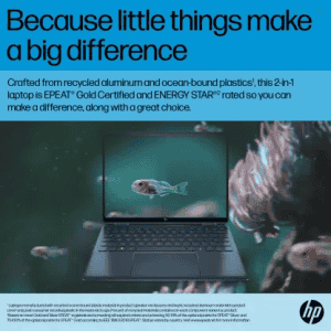 HP | OLED Eyesafe Intel Evo | Intel Core i7 | 13th Gen 1355U | 16 GB | 1 TB SSD | ef2033TU | Nocturne Blue | Thin and Light Laptop