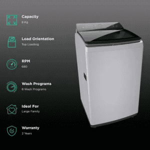 Bosch Fully Automatic Top Load Washing Machine | 8 kg | WOE802S7IN