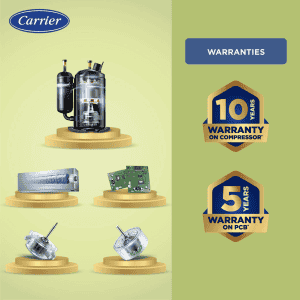 Carrier | 12K OCTRA Rxi | 1Ton | 3 Star | Inverter AC