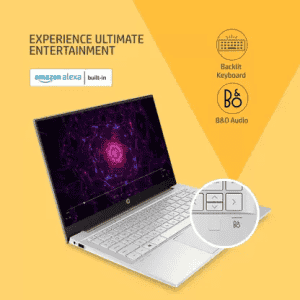 HP Pavilion Intel Core i7 Thin and Light Laptop | 12th Gen | 1255U | 16 GB | 1 TB SSD | Windows 11 Home With MS Office | 14 inch | 1.41 Kg | Natural Silver | 14-dv2015TU
