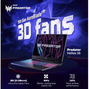 Acer | Predator | Intel Core i7 | 13th Gen | 13700HX | 16 GB | 1 TB SSD | NVIDIA GeForce RTX 4060 | PHN16-71 | Gaming Laptop