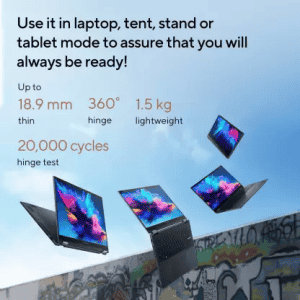 ASUS Vivobook S 14 Flip 2023 | Ryzen 5 Hexa Core 7530U | 16 GB/512 GB SSD | Windows 11 Home | TN3402YAB-LZ541WS | 2 in 1 Laptop | 14 Inch | 1.50 Kg With MS Office | Quiet Blue