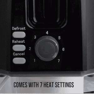 Havells Crisp Plus 750-Watt Pop-up Toaster | Black