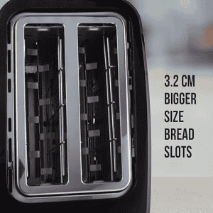 Havells Crisp Plus 750-Watt Pop-up Toaster | Black