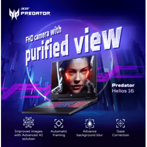 Acer | Predator | Intel Core i7 | 13th Gen | 13700HX | 16 GB | 1 TB SSD | NVIDIA GeForce RTX 4060 | PHN16-71 | Gaming Laptop