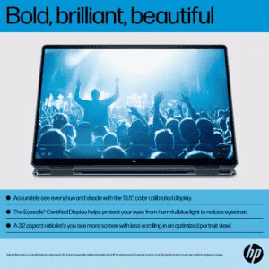 HP | OLED Eyesafe Intel Evo | Intel Core i7 | 13th Gen 1355U | 16 GB | 1 TB SSD | ef2033TU | Nocturne Blue | Thin and Light Laptop