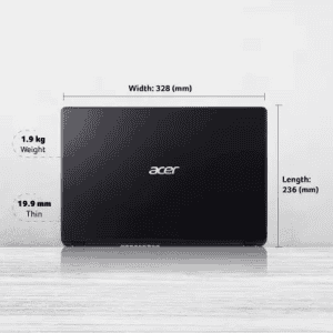 Acer Aspire 3  A314-22  | AMD Dual Core 3020e | 4 GB/256 GB SSD/Windows 11 Home | Laptop | Charcoal Black