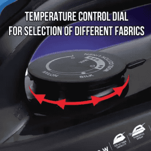 Havells Plush Steam Iron | 1600 W | Black