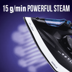 Havells Plush Steam Iron | 1600 W | Black