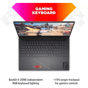 HP Omen Ryzen 7 AMD Ryzen 7 Octa Core Gaming Laptop | 16 GB/512 GB SSD/Windows 11 Home/4 GB Graphics/NVIDIA GeForce RTX 3050 / 6800H | 16-n0050AX | Mica Silver