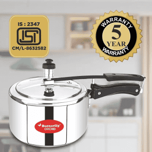 Butterfly Orchid Induction Bottom Pressure Cooker | 3 L