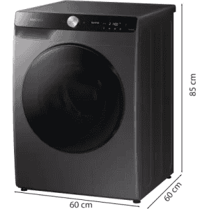 SAMSUNG 10 kg with Wi-Fi Enabled Fully Automatic Front Load Washing Machine with In-built Heater  | |WD10T704DBX/TL | Grey  |