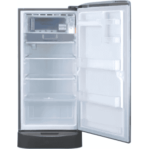 LG 205 L Direct Cool Single Door 5 Star Refrigerator | Smart Inverter Compressor | GL-D221APZZ | Shiny Steel