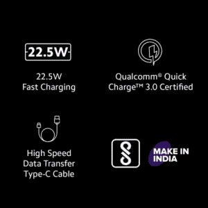 Mi Fast USB Type C charger combo | 22.5W | MDY-11-ER