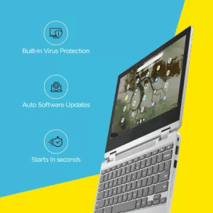 Lenovo IdeaPad Flex 3 Chromebook Intel Celeron Dual Core N4500  | 4 GB | 128 GB | EMMC Storage | Chrome OS | CB 11IJL6 | 11.6 inch | 1.25 kg | Arctic Grey