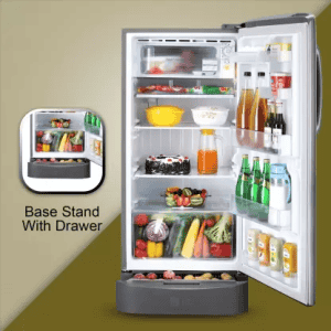 LG 205 L Direct Cool Single Door 5 Star Refrigerator | Smart Inverter Compressor | GL-D221APZZ | Shiny Steel