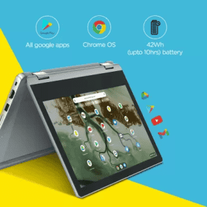 Lenovo IdeaPad Flex 3 Chromebook Intel Celeron Dual Core N4500  | 4 GB | 128 GB | EMMC Storage | Chrome OS | CB 11IJL6 | 11.6 inch | 1.25 kg | Arctic Grey