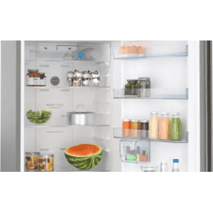 BOSCH  | Series 4 334 Litres 3 Star Frost Free Double Door Convertible Refrigerator with Temperature Display | CTC35S032I | Sparkly Steel |