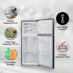 LG  GL-N292BBEY | Smart Inverter Frost-Free Double | Door Refrigerator Appliance | 2 Star | 242 L