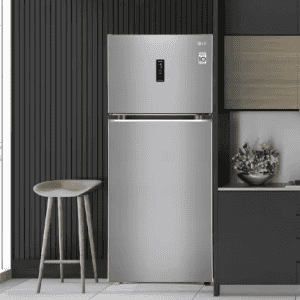 LG | Frost Free Double Door Top Mount |  3 Star Convertible Refrigerator | 398 L | GL-T422VPZX