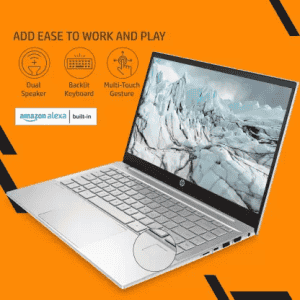 HP Pavilion AMD Ryzen 5 Hexa Core Thin and Light Laptop | 5625U  | 14-EC1003AU | 8 GB/512 GB SSD/Windows 11 Home | Natural Silver